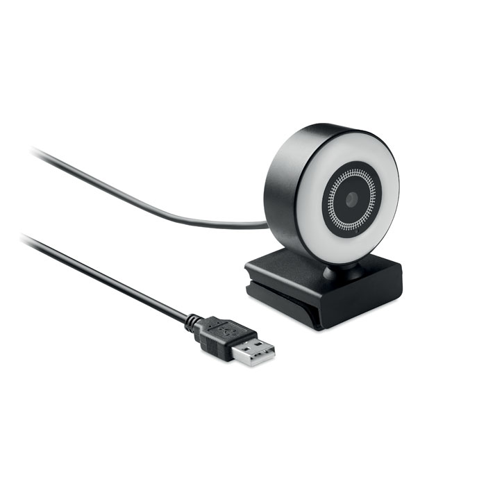 LAGANI - 1080P HD-Webcam mit Ringlicht