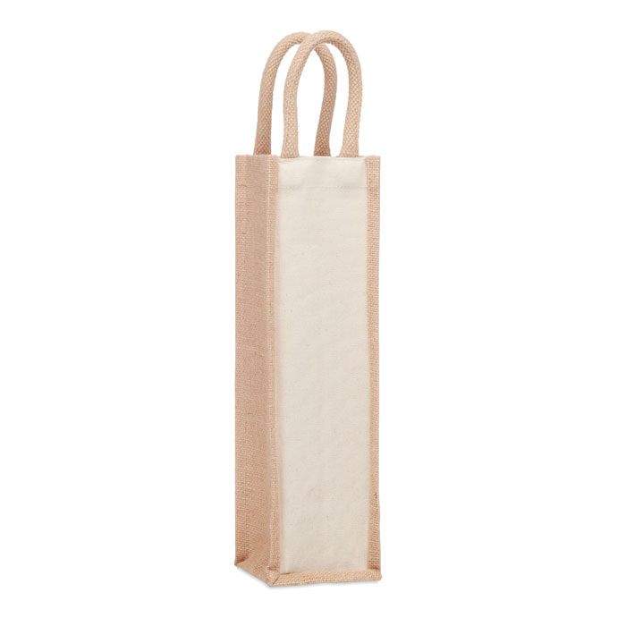 CAMPO DI VINO - Flaschen-Geschenktasche Jute