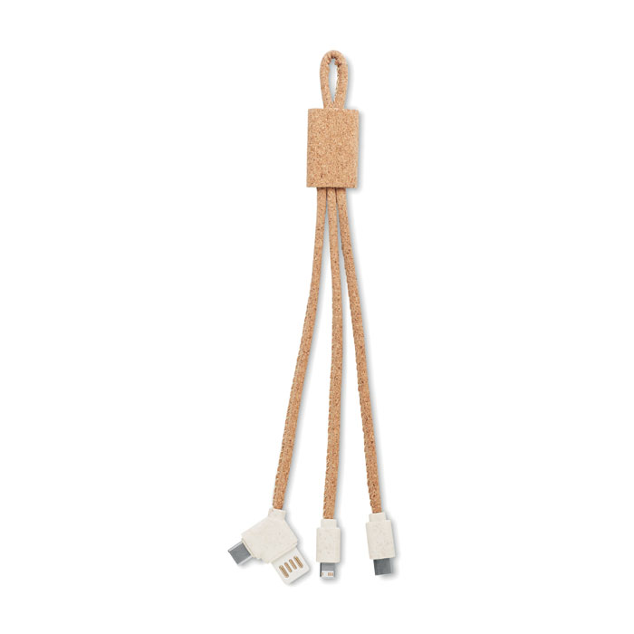 CABIE - 3in1 Ladekabel Kork