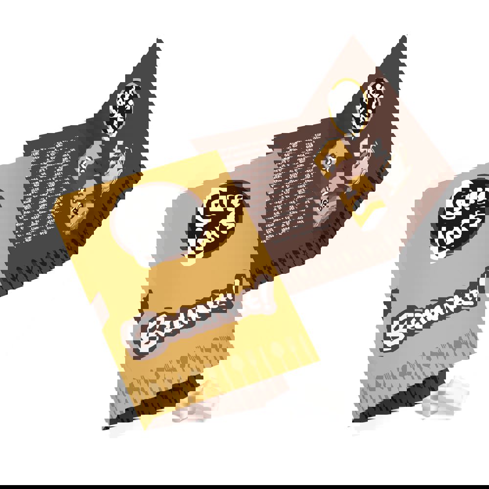 Faltkarte mit 1 Pfefferminzriegel